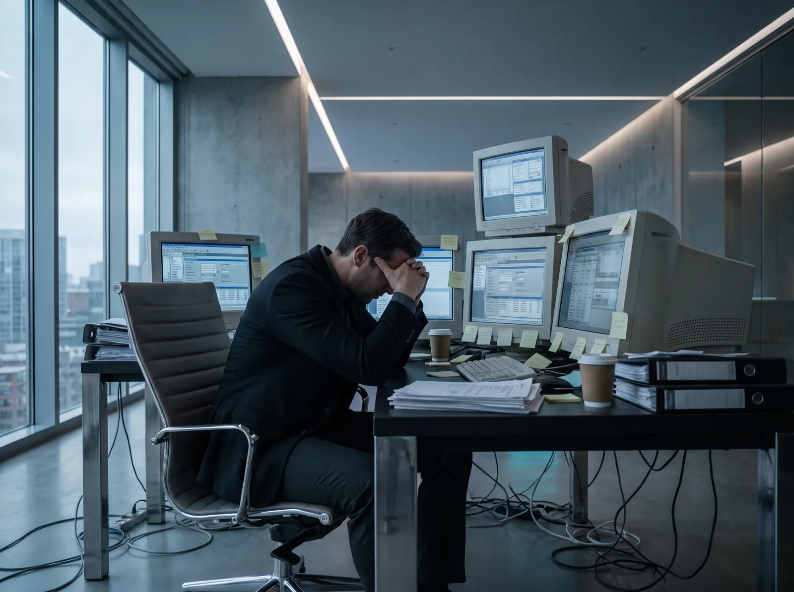 La empresa doblándose a un programa rígido
